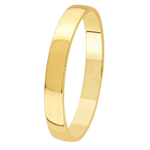 Lykka Exclusive kultainen kihlasormus sileä 3 mm
