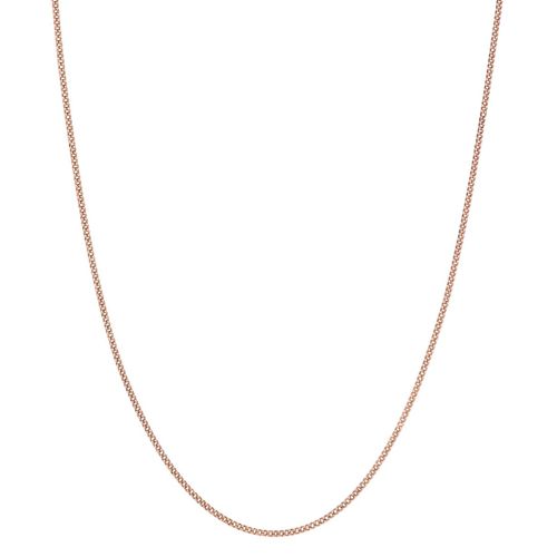 Lykka Basics 9-karaatin 1,1 mm panssari ruusukultakaulaketju