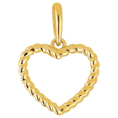 Lykka Hearts kultainen sydänriipus