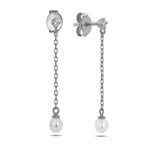 Lykka Pearls helmikorvakorut ketjulla