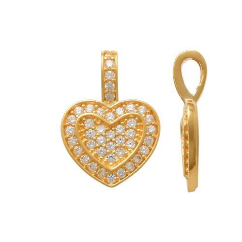 Lykka Hearts pave sydänkultariipus