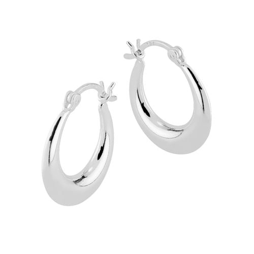 Lykka Casuals chunky hopeakorvarenkaat 19 mm