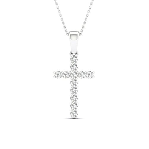 Lykka Elegance timanttiristiriipus 0,25 ct valkokulta