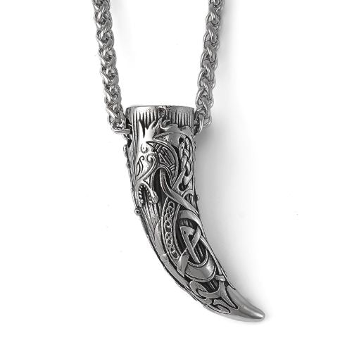 Lykka Viking tooth teräskaulakoru 60 cm